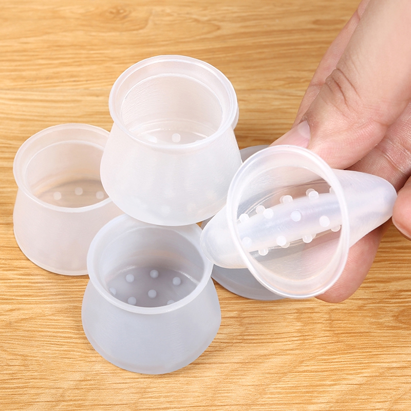 Set 4 Miếng Lót Chân Bàn Ghế Bằng Silicon Chống Trượt