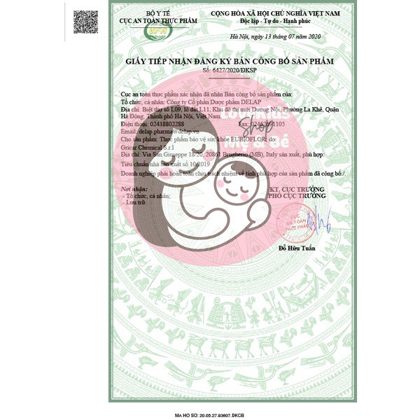 Men vi sinh nhỏ giọt - ĂN NGON - GIẢM TIÊU CHẢY - CHƯỚNG BỤNG ĐẦY HƠI - Có quà tặng kèm - Eubioflor