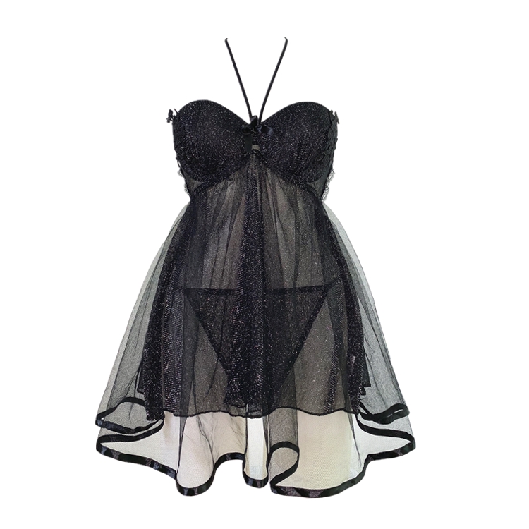 đồ ngủ sexy Woman Night Passion Erotic Sleeping Dress Lingerie Set With Thong | BigBuy360 - bigbuy360.vn