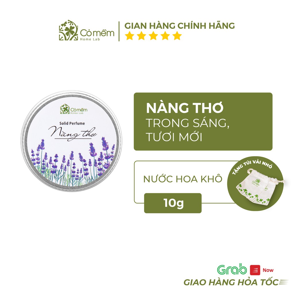 Nước Hoa Khô Thiên Nhiên Nàng Thơ Hương Hoa Lavender Ngọt Ngào [TẶNG kèm Túi Vải nhỏ] Cỏ Mềm 10g | Thế Giới Skin Care