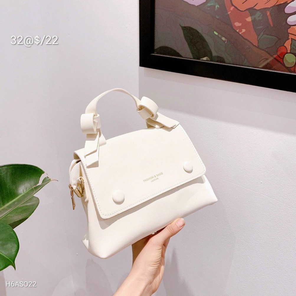 Túi nữ đeo chéo Khóa Cúc Quai Thắt Nơ Hot Trend Nữ