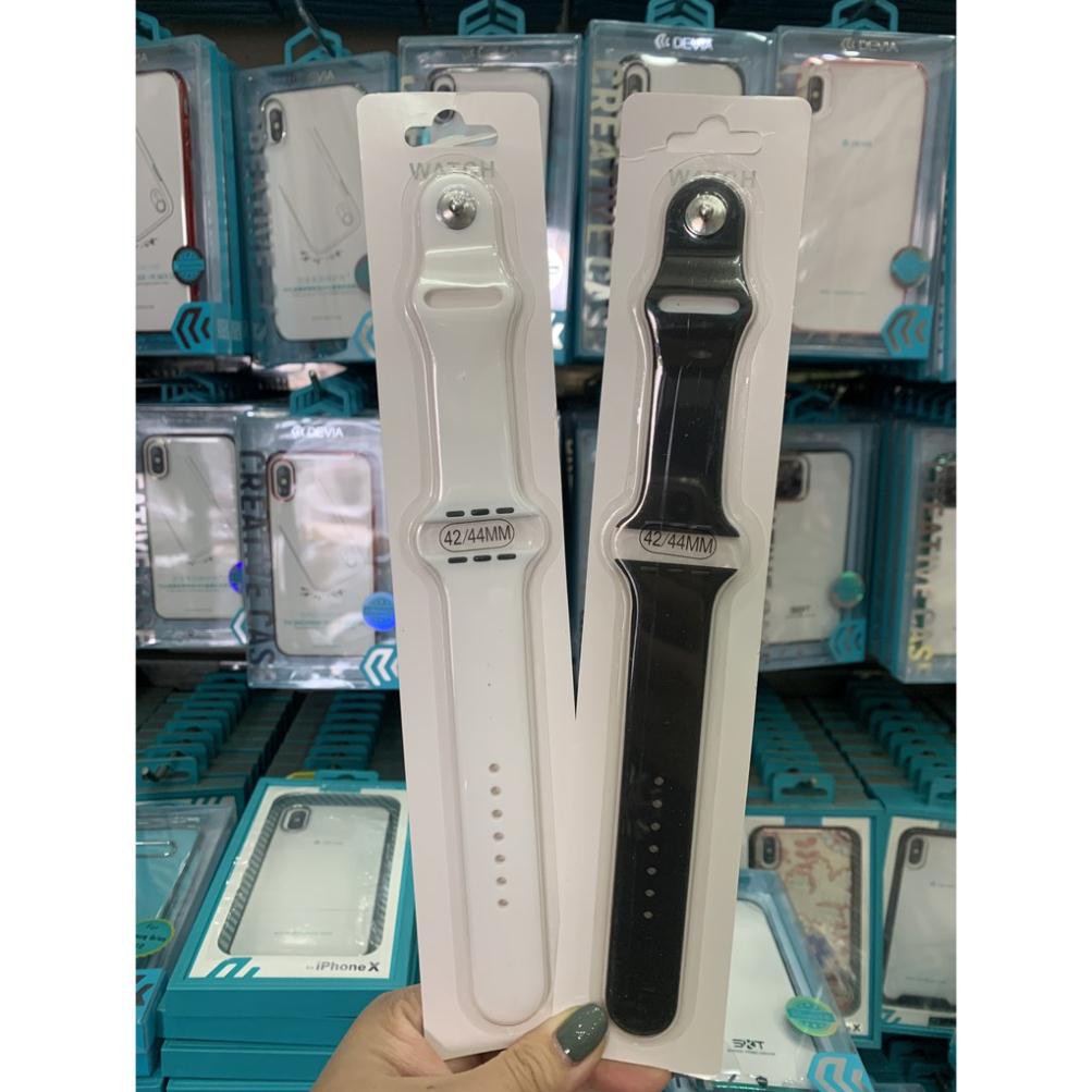 [ 14 màu loại 1]DÂY CAO SU APPLE WATCH SPORT BANDS CAO CẤP ĐỦ MÀU XANH BÓNG ĐÊM FULL SIZE 1 2 3 4 5 38mm 40mm 42mm 44mm