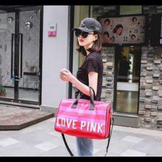 Túi xách du lịch Love Pink