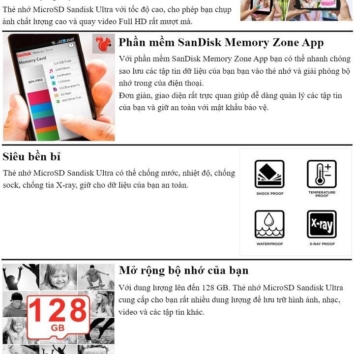 Thẻ nhớ MicroSDXC 64GB 32GB 16GB Ultra Class 10 533x 80MB/s Chuyên Dùng Camera Hành Trình Các Kiểu | BigBuy360 - bigbuy360.vn