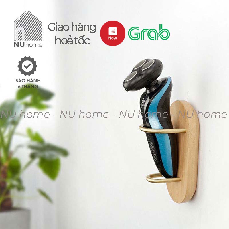 nuhome.vn | Giá đỡ dao cạo râu và máy cạo râu - Raku, được thiết kế đơn giản bằng chất liệu gỗ tự nhiên cao cấp