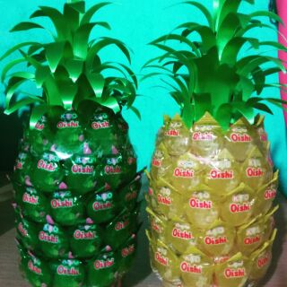 Quả dứa làm bằng kẹo Oishi (bao rẻ)