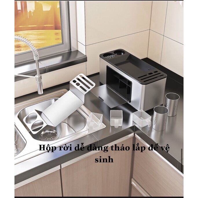 Hộp đựng gia vị inox