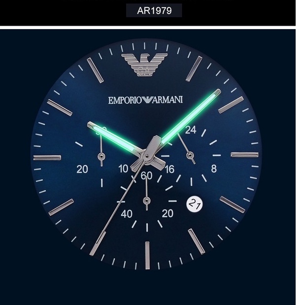Đồng Hồ Quartz Emporio Armani Chống Thấm Nước Chất Liệu Thép Không Gỉ 035