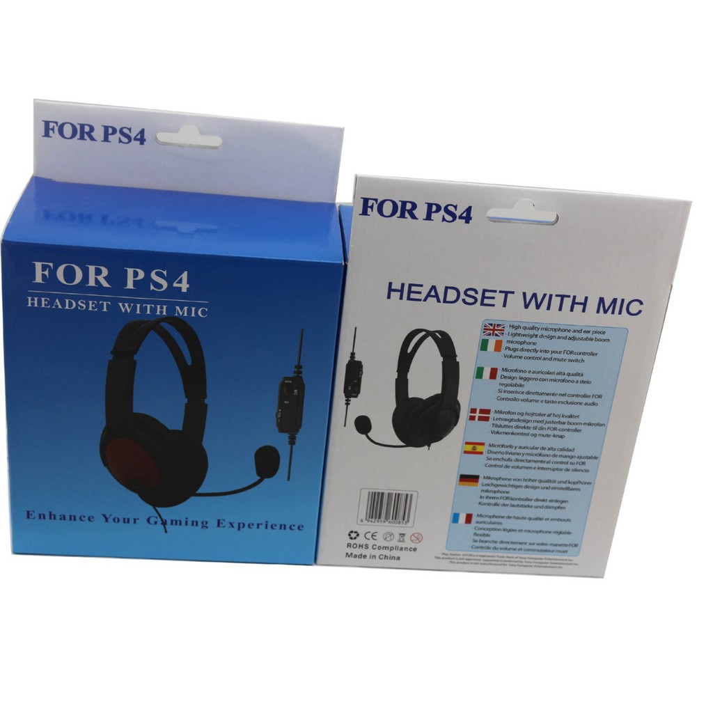 Tai nghe chụp tai gaming X-one P4 kèm mic cao cấp chuyên game tăng chỉnh Volume dùng cho PS4, máy tính .....