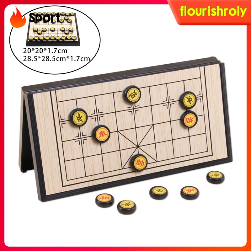 Chinese Chess Chinese Chess Game PVC Plastic Board Game for Two Players