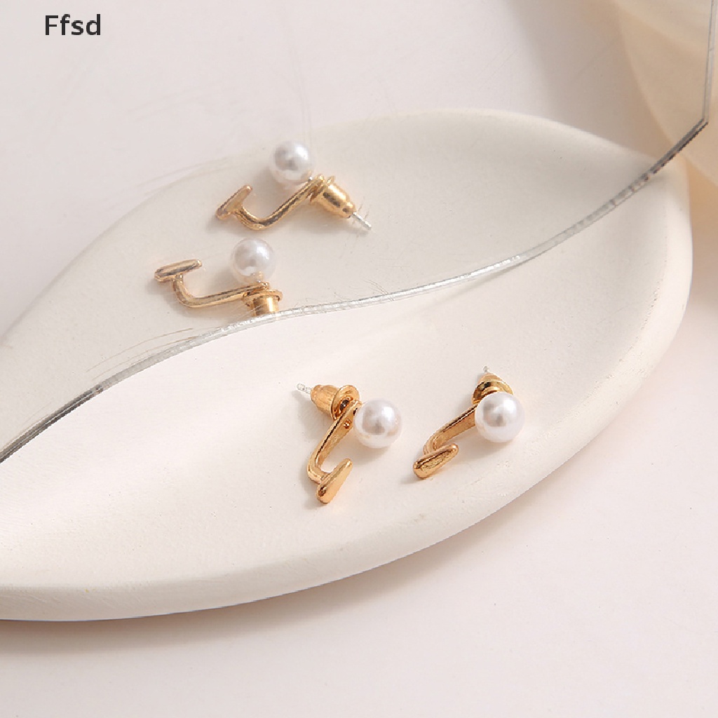 {Ffsd} Khuyên Tai Đính Đá Zircon Ngọc Trai Sáng Bóng Độc Đáo Phong Cách Hàn Quốc Làm Quà Cưới * Hot