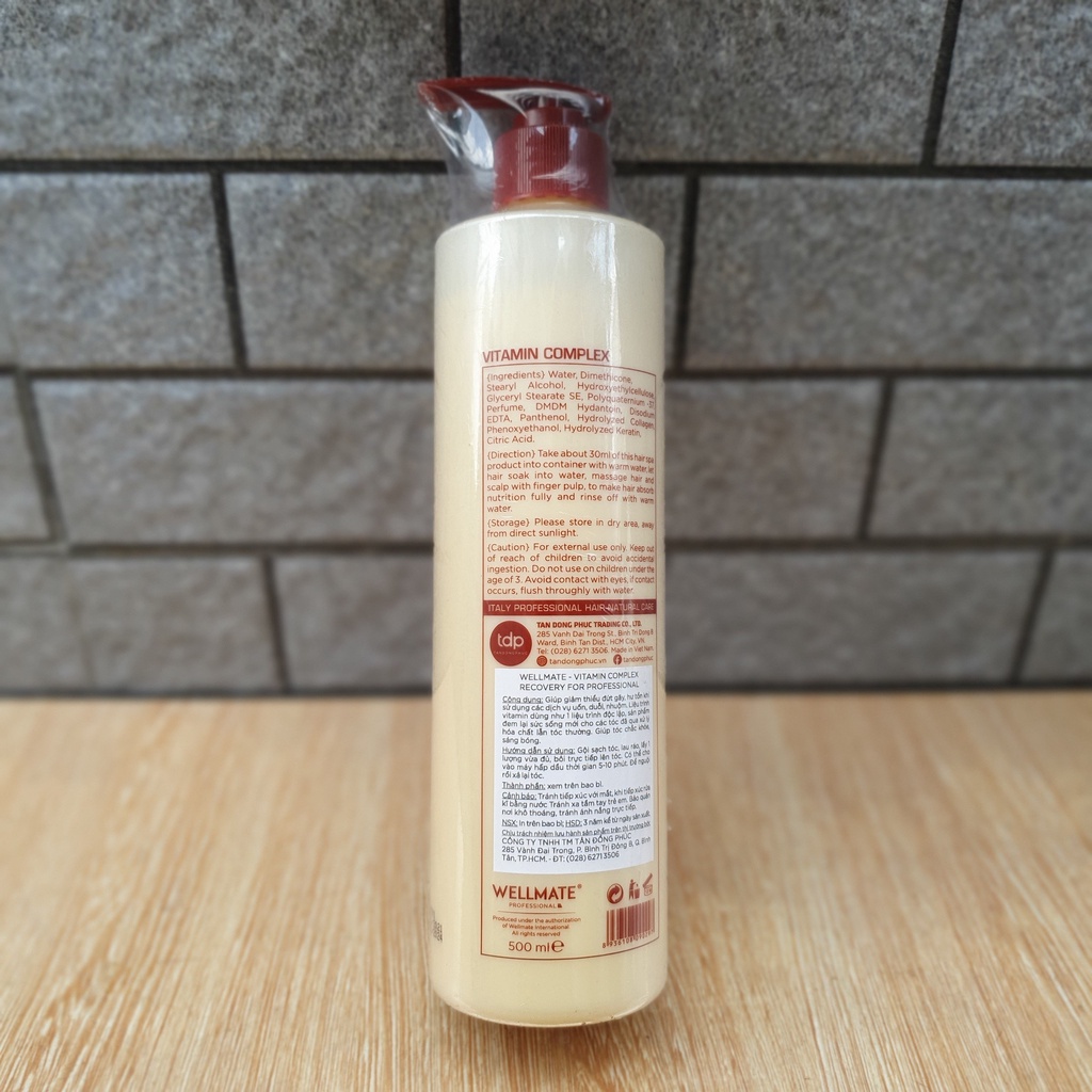 Phục hồi vitamin Wellmate Chai số 1 500ML