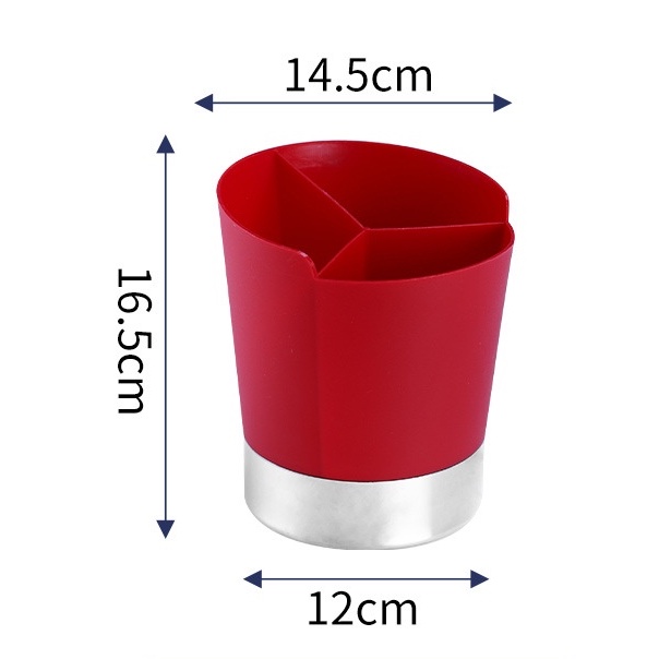 Dụng cụ khay hộp cốc đựng cắm ống hút, thìa tròn 3 ngăn/Dụng cụ quầy bar