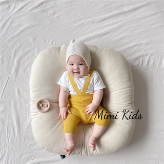 Quần yếm đùi phiên bản xuân thu Mimi Kids phong cách hàn quốc cho bé QA44