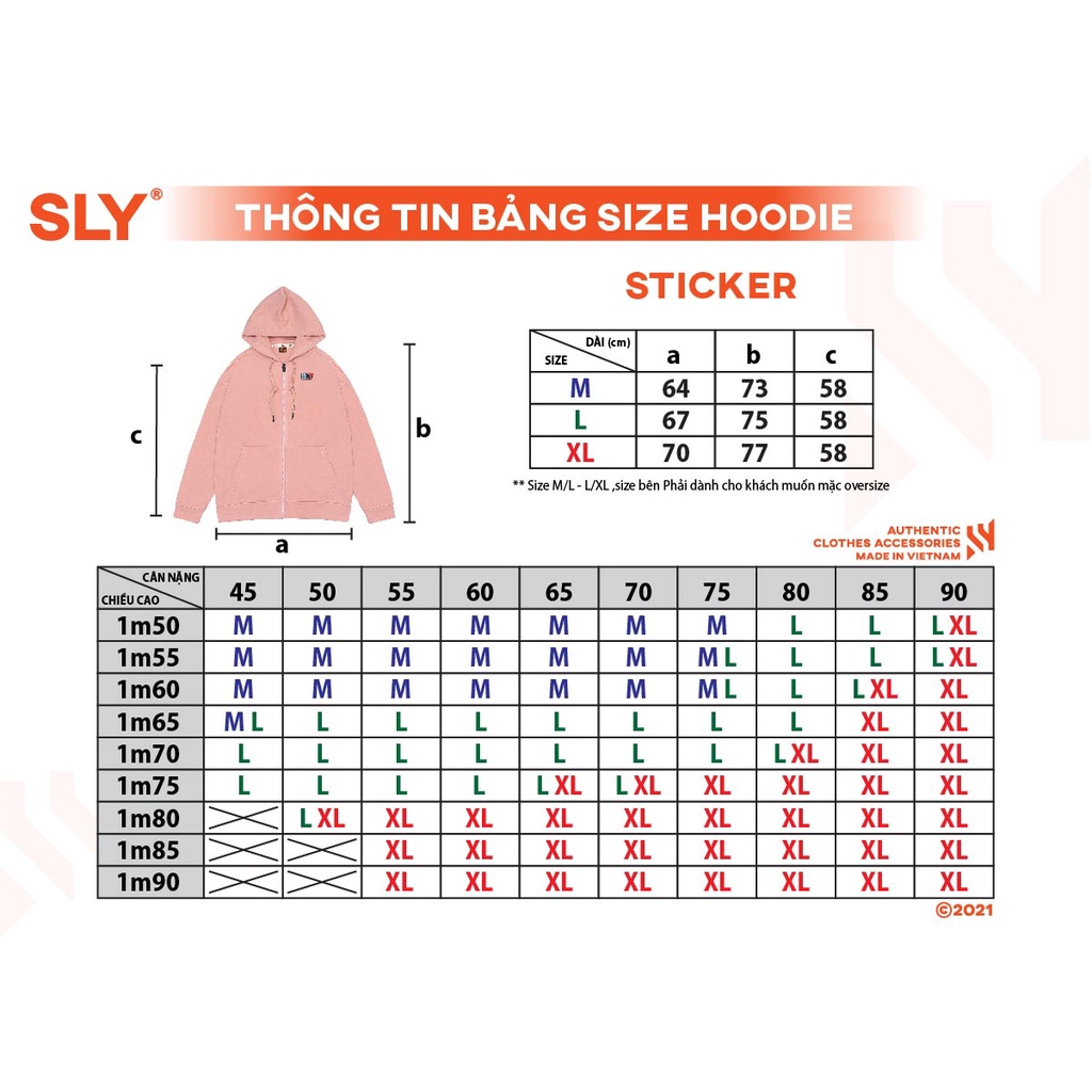 Áo Hoodie Nỉ Chân Cua SLY Sticker màu Pink Smoke | BigBuy360 - bigbuy360.vn