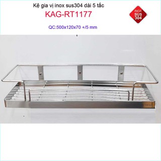 KỆ PHÒNG TẮM INOX KAG-RT1177