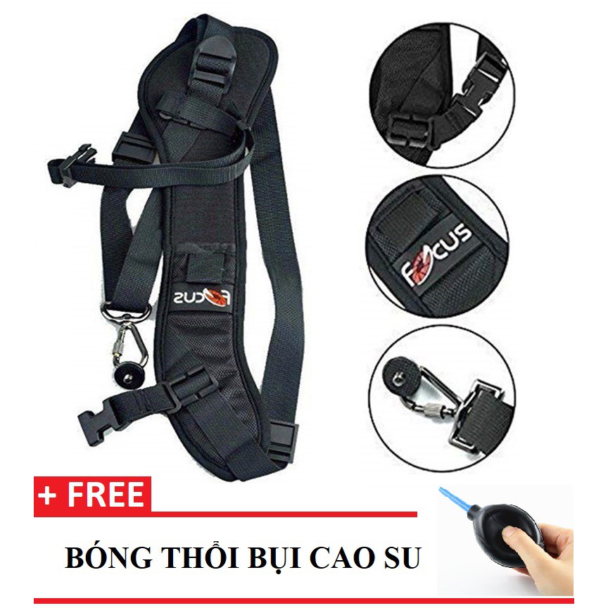 ✔️✔️ Dây Đeo Thao Tác Nhanh Đai Đeo Máy Ảnh Đa Năng - Quick Strap Focus - TẶNG 1 BÓNG THỔI BỤI CAO SU