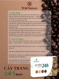 Cấy trắng 24h body ( ảnh và video khách dùng sp )