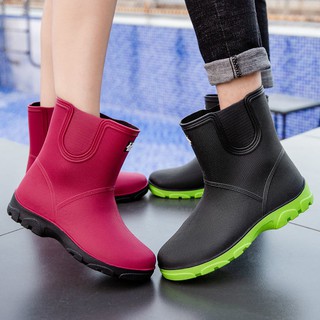 Dụng cụ trang trí chất lượng cao❤Giày bốt chống trượt thời trang châu âu dành cho nữ