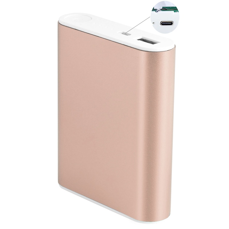 Hộp sạc dự phòng DIY chất liệu hợp kim đầu vào USB C 5V 2A đầu ra USB có thể chứa 4 pin 18650