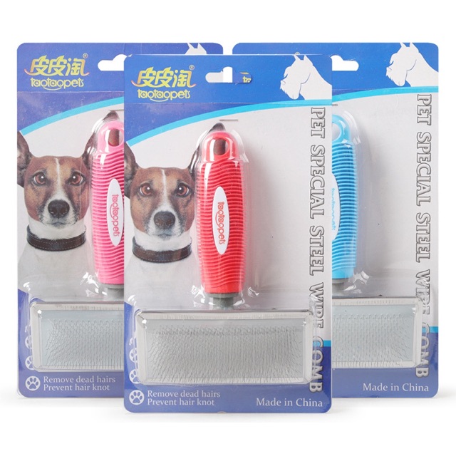 Lược bàn chông inox cao su chải lông loại đẹp