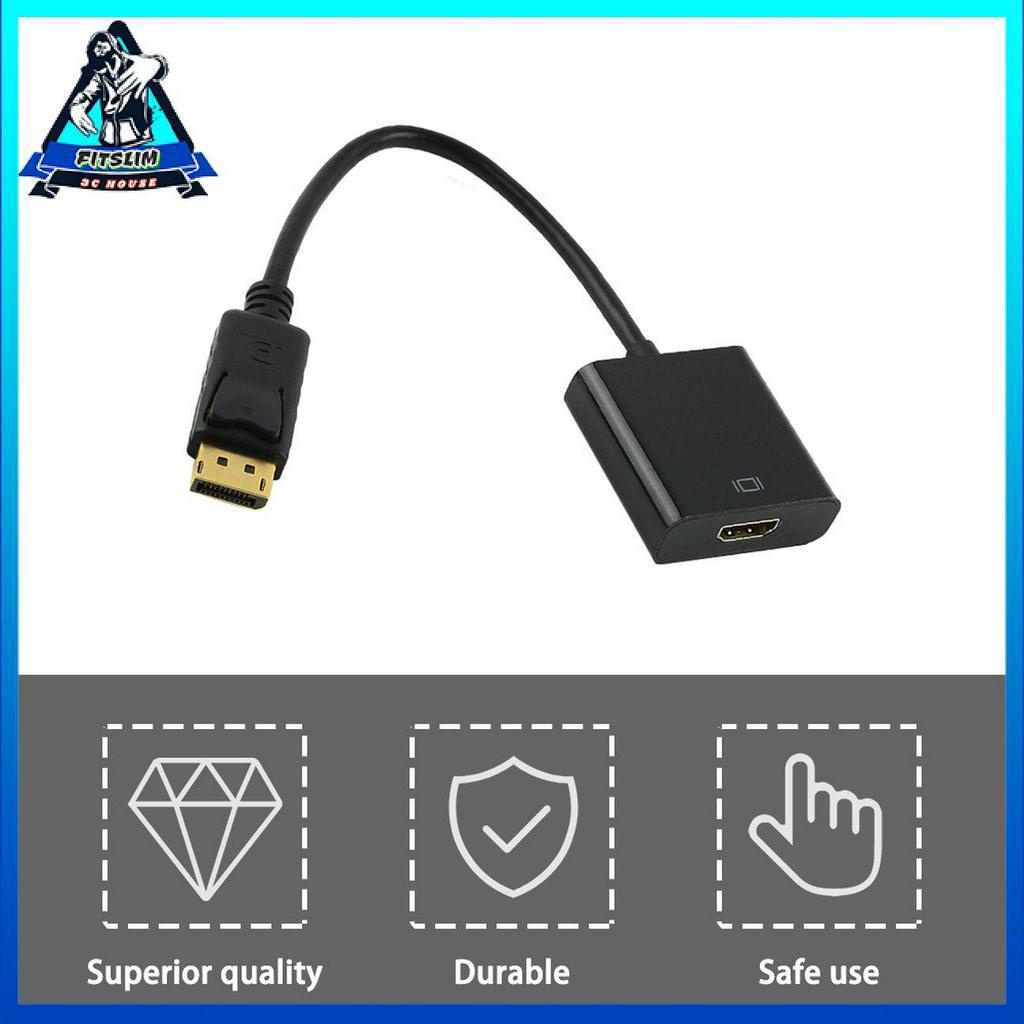 Cáp Chuyển Đổi Dp Sang Hdmi Cho Pc / Laptop