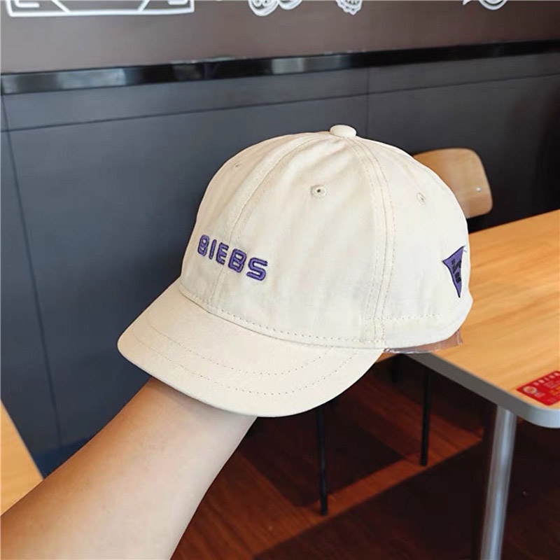 Mũ lưỡi trai vải cotton thời trang mùa hè cho bé 2-8 tuổi