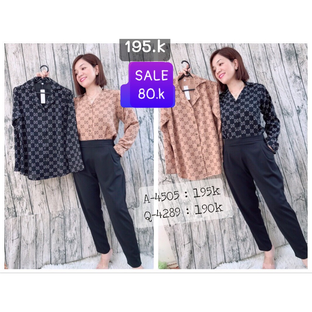 SALE Sơ mi BIG SIZE GG công sở 4505