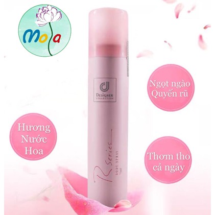 Xịt Khử Mùi Toàn Thân Nước Hoa Rseries Body Spray 75ml mola