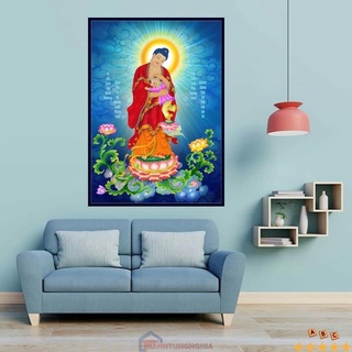 Tranh đính đá phật a di đà DF544 (55cm x 75cm)