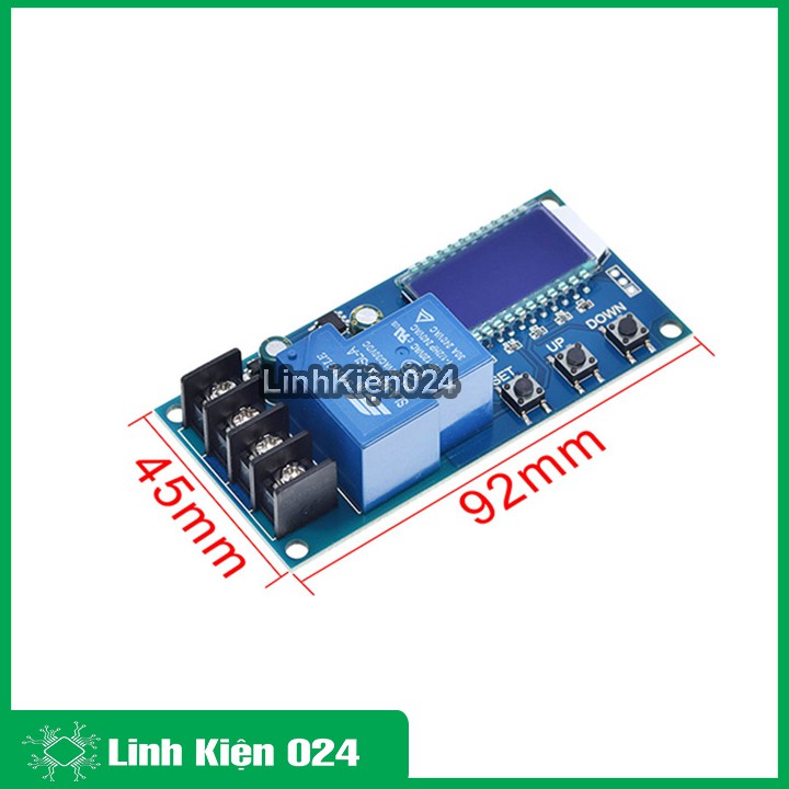 Mạch Sạc Acquy Tự Ngắt Bảo Vệ Quá Tải Hẹn Giờ Sạc XY-L30A 6VDC-60VDC 30A