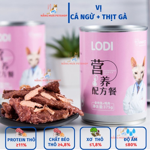 Pate cho mèo, pate tươi cho mèo, đồ ăn cho mèo LODI