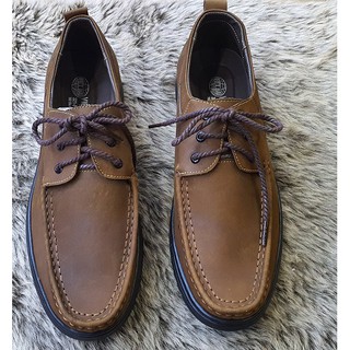 Giày Lười Nam Da Bò Kiểu Buộc Dây , Có Mai Viền Xung Quanh , Có 3 Màu ( Đen , Nâu , Vàng Bò )