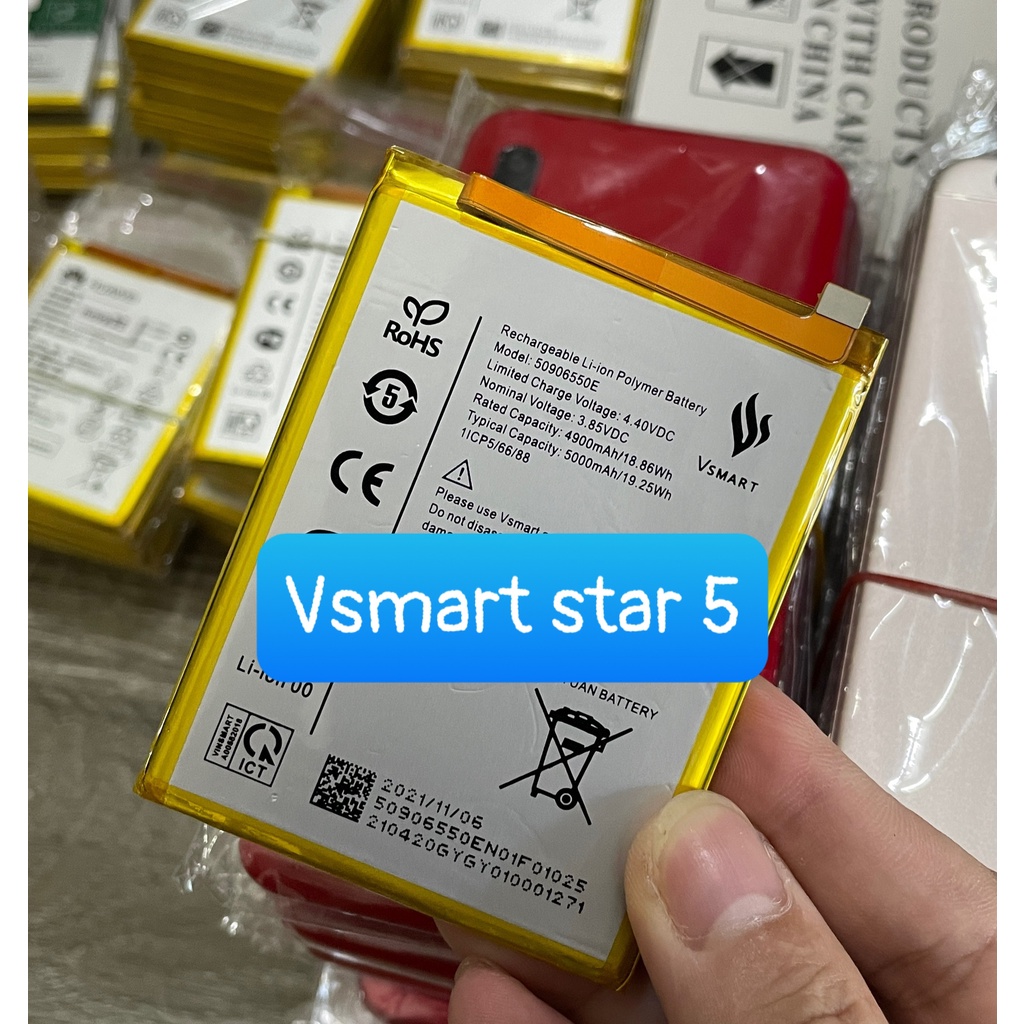 pin chính hãng Vsmart Star 5 / mã 50906550E pin zin dung lượng 5000mAh bảo hành 3 tháng
