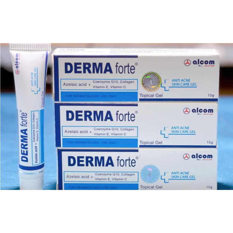 [CHÍNH HÃNG] DermaForte advance và Derma Forte Gel 15g - Ngừa Mụn Thâm,Trứng Cá, Ẩn, Đầu Đen,  Da Dầu