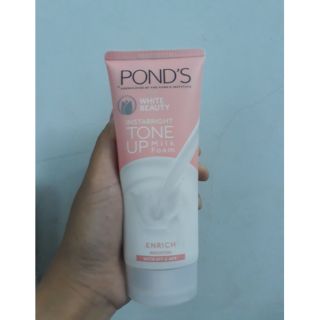 Kem sữa rửa mặt dưỡng trắng nâng tông pond's white beauty tone up 100g