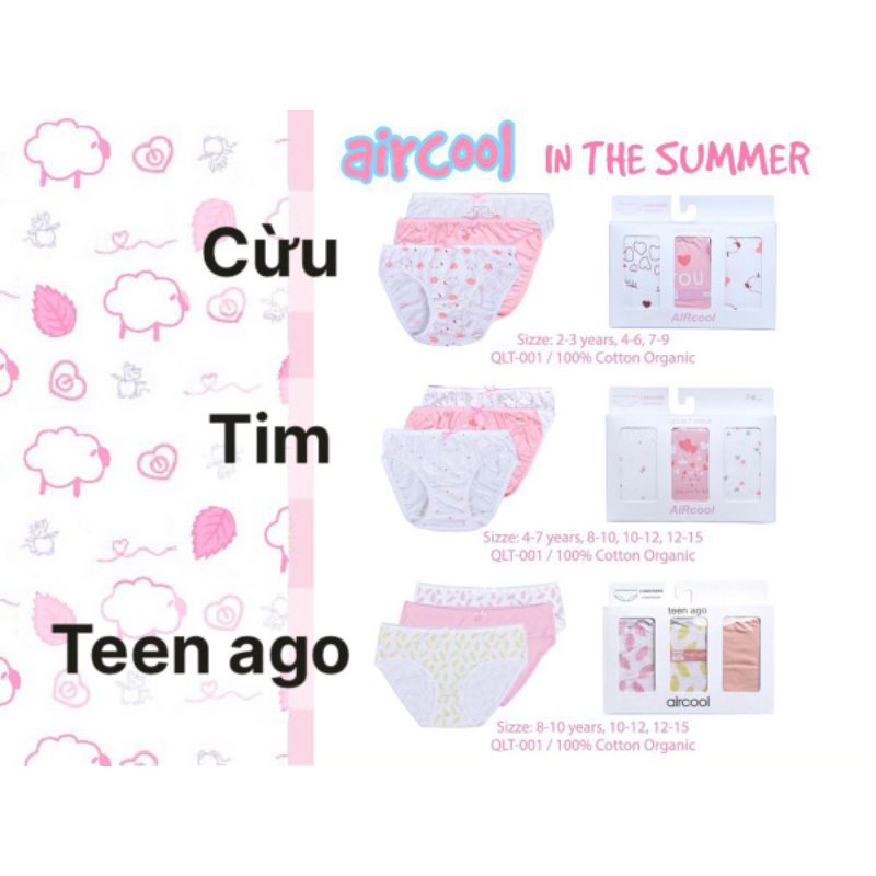 COMBO 3 Quần chip trẻ em AIRCOOL