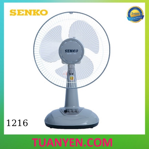 [Giao hỏa tốc 1H] Quạt bàn Senko B1216/B1213 -  Bảo Hành 2 năm Hàng Chính Hãng 100%