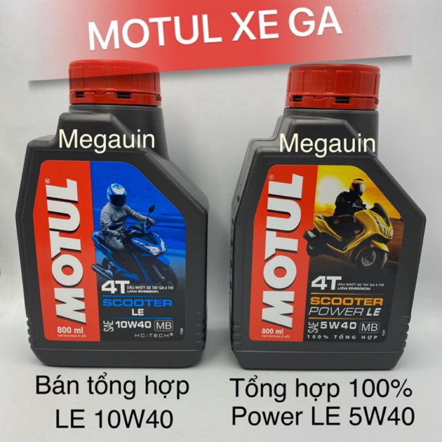 Mã LIFE25650K giảm 10% đơn 200K DẦU NHỚT MOTUL XE GA CHÍNH HÃNG LE 10W40