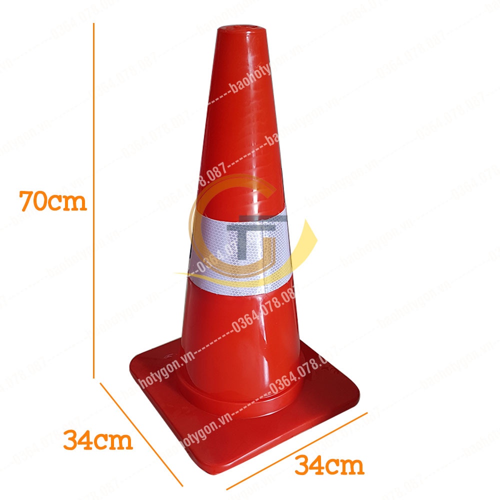 Trụ giao thông dẻo 70cm