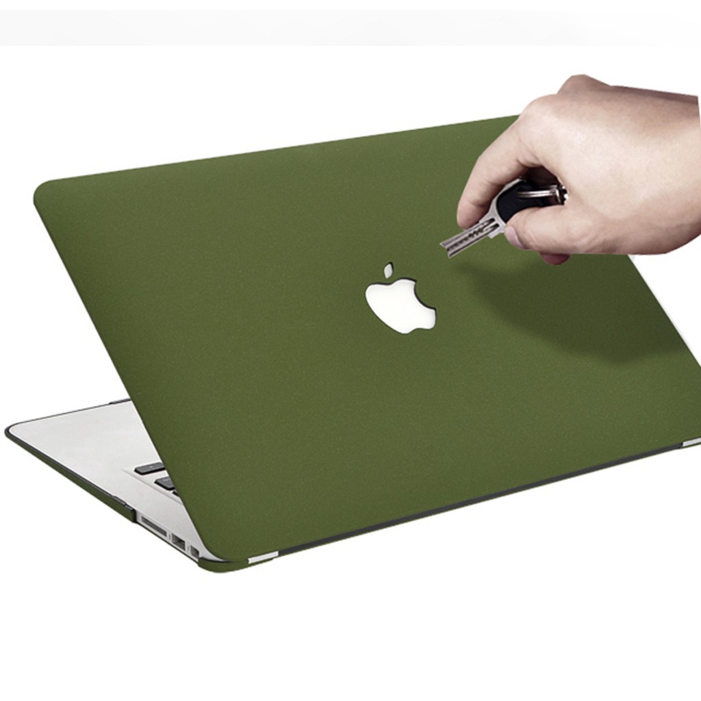 Ốp Macbook, case macbook đủ dòng màu xanh rêu