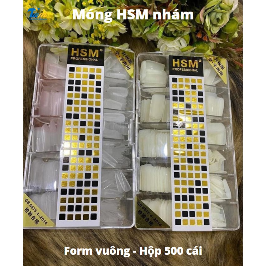 Móng úp HSM có nhám hộp 500 cái