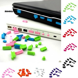 Bộ 13 Nắp Silicone Đậy Cổng Sạc Laptop Notebook Chống Bụi