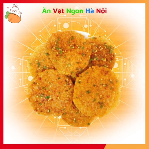 Đồ ăn vặt gói 100Gr cơm cháy mắm hành loại to ăn vặt ngon giòn hấp dẫn