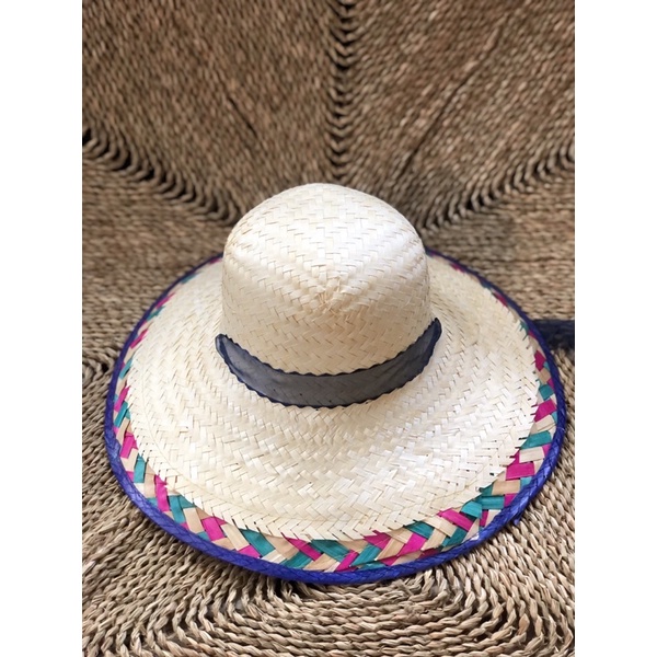 Nón cói đi biển vành lớn kèm quai nón đẹp, mũ đi biển