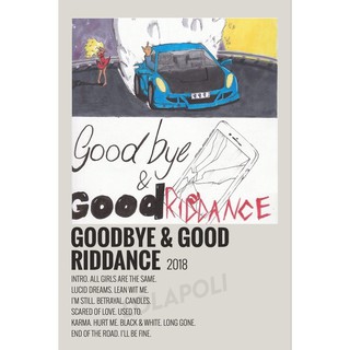 Tấm áp phích in hình Album Goodbye & Good Ridance by Juice WRLD