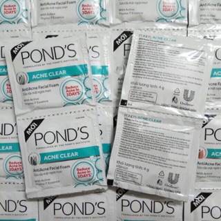 sữa rửa mặt pond's 1k/1goi