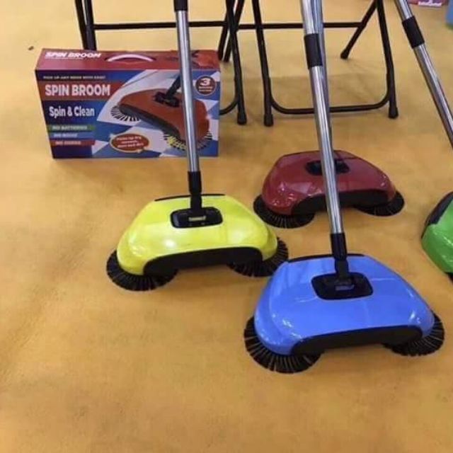 CHỔI LAU NHÀ HÚT BỤI THÔNG MINH SPIN BROOM