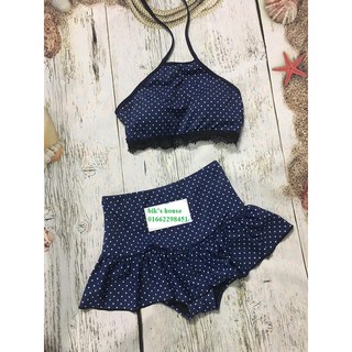 Đồ bơi - bikini - yếm chấm bi kín đáo