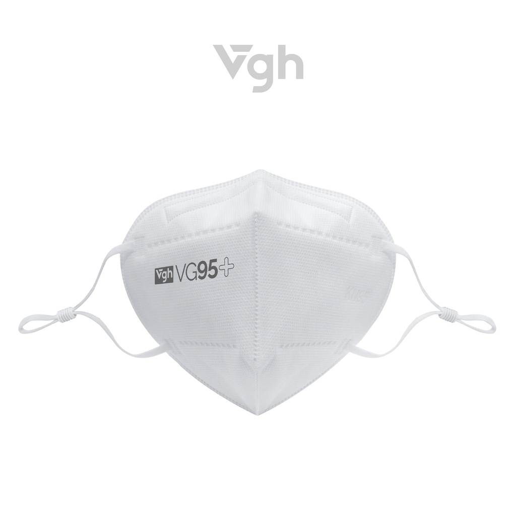Khẩu trang VG95+ thiết kế 3D chuẩn KN95 công nghệ Thụy Sĩ diệt khuẩn - Chính hãng VG Healthcare - Đóng túi 1 chiếc